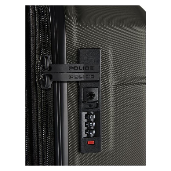 Police London 4 wheels Suitcase set 3-piece Expandable