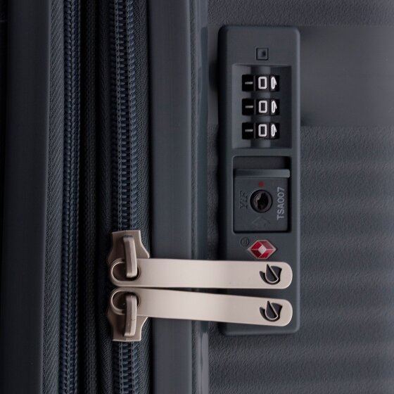 Gladiator 0800 4 wheels Cabin trolley 55 cm with expansion pleat