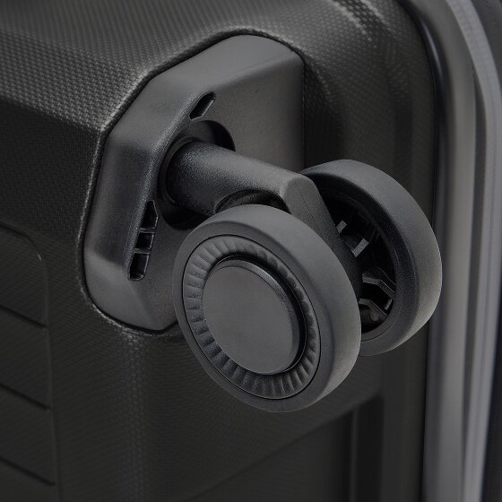 Pactastic Collection 01 4-wheel suitcase set, 3 pieces, with expansion fold