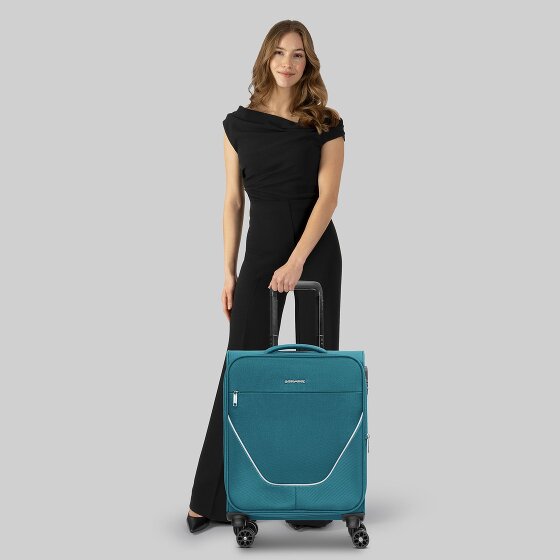 Stratic taska 4 Roll Cabin Trolley S 55 cm with Expanding Pleat
