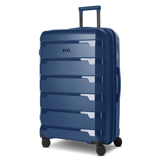 d&n South Dakota 4 wheels Trolley L 76 cm with expansion pleat
