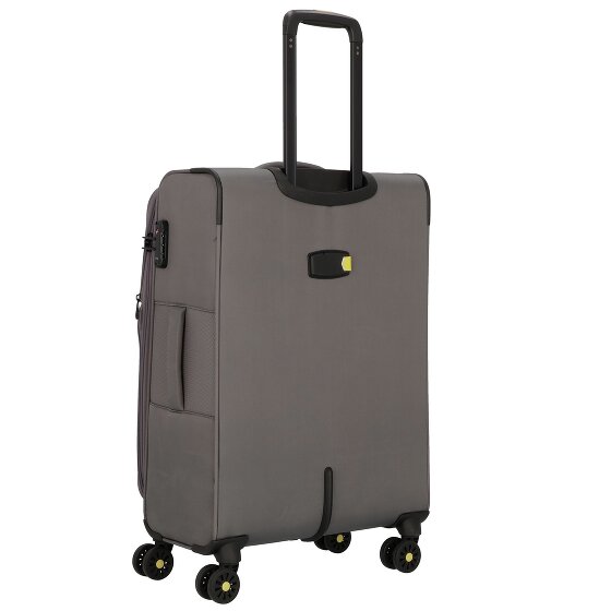 d&n Travel Line 9704 4 wheels Trolley M 68 cm with expansion pleat