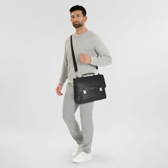 Bugatti Valencia Briefcases Messenger Leather 40 cm Laptop compartment