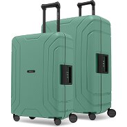 Redolz Essentials 15 4-wheel suitcase set 2-piece with three-point closure Productimage