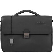 Piquadro Akron briefcase leather 42 cm laptop compartment Productimage