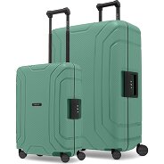 Redolz Essentials 15 4-wheel 15 Suitcase set S+L with Three-Point Lock Productimage