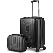 Redolz Essentials 14 suitcase set 2 pcs. cabin trolley with stretch fold + beauty case Productimage