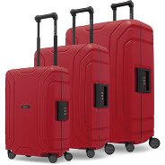 Redolz Essentials 15 4-wheel suitcase set 3-piece with three-point closure Productimage