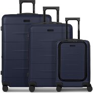 Police London 4 wheels Suitcase set 3-piece with expansion pleat Productimage