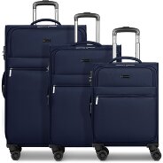 Bugatti Valencia Soft 4 wheels Suitcase set 3-piece with expansion pleat Productimage