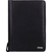 Greenland Nature Black Nappa ring folder leather 33 cm Productimage