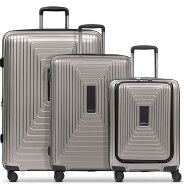 Redolz Essentials 14 4 wheels Suitcase set 3-piece with expansion pleat Productimage