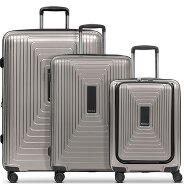 Redolz Essentials 14 4 wheels Suitcase set 3-piece with expansion pleat Productimage
