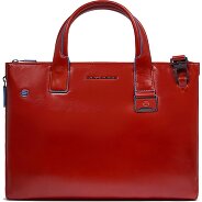 Piquadro Blue Square Shopper Bag Leather 38 cm Laptop compartment with expansion pleat Productimage