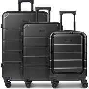 Police Dublin 4 wheels Suitcase set 3-piece Expandable Productimage