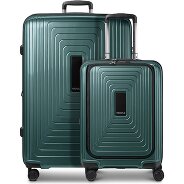 Redolz Essentials 14 4-wheel suitcase set 2 pcs. laptop compartment with expansion fold Productimage