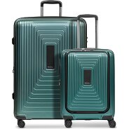 Redolz Essentials 14 4-wheel suitcase set 2 pcs. laptop compartment with expansion fold Productimage