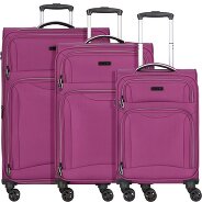 d&n Travel Line 9204 4 wheels Suitcase set 3-piece with expansion pleat Productimage