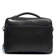 Piquadro Blue Square Briefcase Leather 39 cm Laptop compartment Productimage