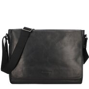 Greenburry Pure Black Messenger Leather 37 cm Productimage