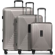 Redolz Essentials 14 4 wheels Suitcase set 3-piece with expansion pleat Productimage