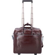 Piquadro Blue Square 2 wheels Wheeled briefcase Genuine Leather 36 cm Laptop compartment Productimage