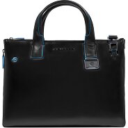 Piquadro Blue Square Shopper Bag Leather 38 cm Laptop compartment with expansion pleat Productimage