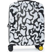 Mandarina Duck Logoduck + Moire 4 wheels Cabin trolley 55 cm with expansion pleat Productimage