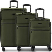 Bugatti Valencia Soft 4 wheels Suitcase set 3-piece with expansion pleat Productimage