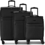 Bugatti Valencia Soft 4 wheels Suitcase set 3-piece with expansion pleat Productimage