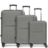 Stratic Shine 4 wheels Suitcase set 3-piece with expansion pleat Productimage