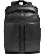 Piquadro Zaino travel backpack RFID leather 44 cm laptop compartment Productimage