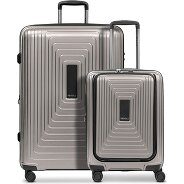 Redolz Essentials 14 4-wheel suitcase set 2 pcs. laptop compartment with expansion fold Productimage