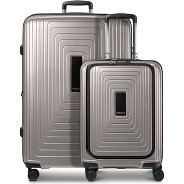 Redolz Essentials 14 4-wheel suitcase set 2 pcs. laptop compartment with expansion fold Productimage