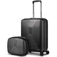 Redolz Essentials 14 suitcase set 2 pcs. cabin trolley with stretch fold & beauty case Productimage