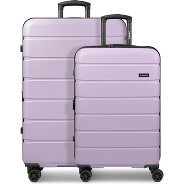 Saxoline Miami 4 wheels Suitcase set 2-piece with expansion pleat Productimage