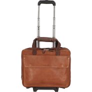 Harold's 2 Roll Business Trolley Leather 40 cm Laptop compartment Productimage