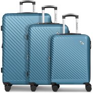 Check.In Paradise 2.0 4 wheels Suitcase set 3-piece with expansion pleat Productimage