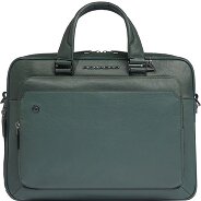 Piquadro Black Square Briefcase Leather 40 cm Laptop compartment Productimage