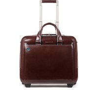 Piquadro Blue Square 2 wheels Wheeled briefcase Genuine Leather 37 cm Laptop compartment Productimage