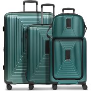 Redolz Essentials14 4-wheel suitcase set Beautycase 4 pce with expansion fold laptop compartment Productimage