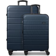 Saxoline Miami 4 wheels Suitcase set 2-piece with expansion pleat Productimage