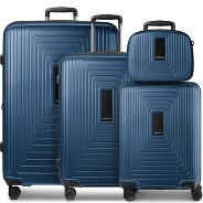 Redolz Essentials 14 4-wheel suitcase set + beauty case 4 pcs. with stretch fold Productimage
