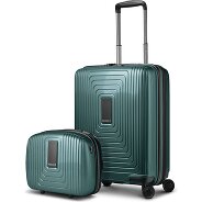 Redolz Essentials 14 2-Piece Suitcase Set: Cabin suitcase with Expandable Panel & Beautycase Productimage
