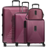 Redolz Essentials 14 4-wheel suitcase set + beauty case 4 pcs. with stretch fold Productimage