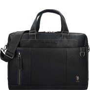 U.S. Polo Assn. Cambridge briefcase leather 45 cm laptop compartment Productimage