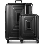 Redolz Essentials 14 4-wheel suitcase set 2 pcs. laptop compartment with expansion fold Productimage