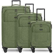 Redolz Essentials 12 THREE SET 4 wheels Suitcase set 3-piece with expansion pleat Productimage