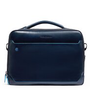 Piquadro Blue Square Briefcase Leather 39 cm Laptop compartment Productimage