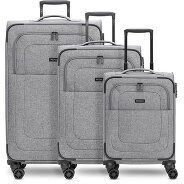 Redolz Essentials 12 THREE SET 4 wheels Suitcase set 3-piece with expansion pleat Productimage